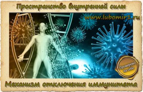 Механизм отключения иммунитета